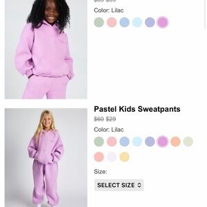 Lilac Kids Matching Set
